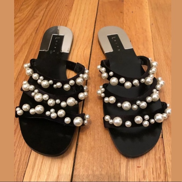 Leith Stunner Embellished Strappy Sandal Slide - Picture 2 of 8